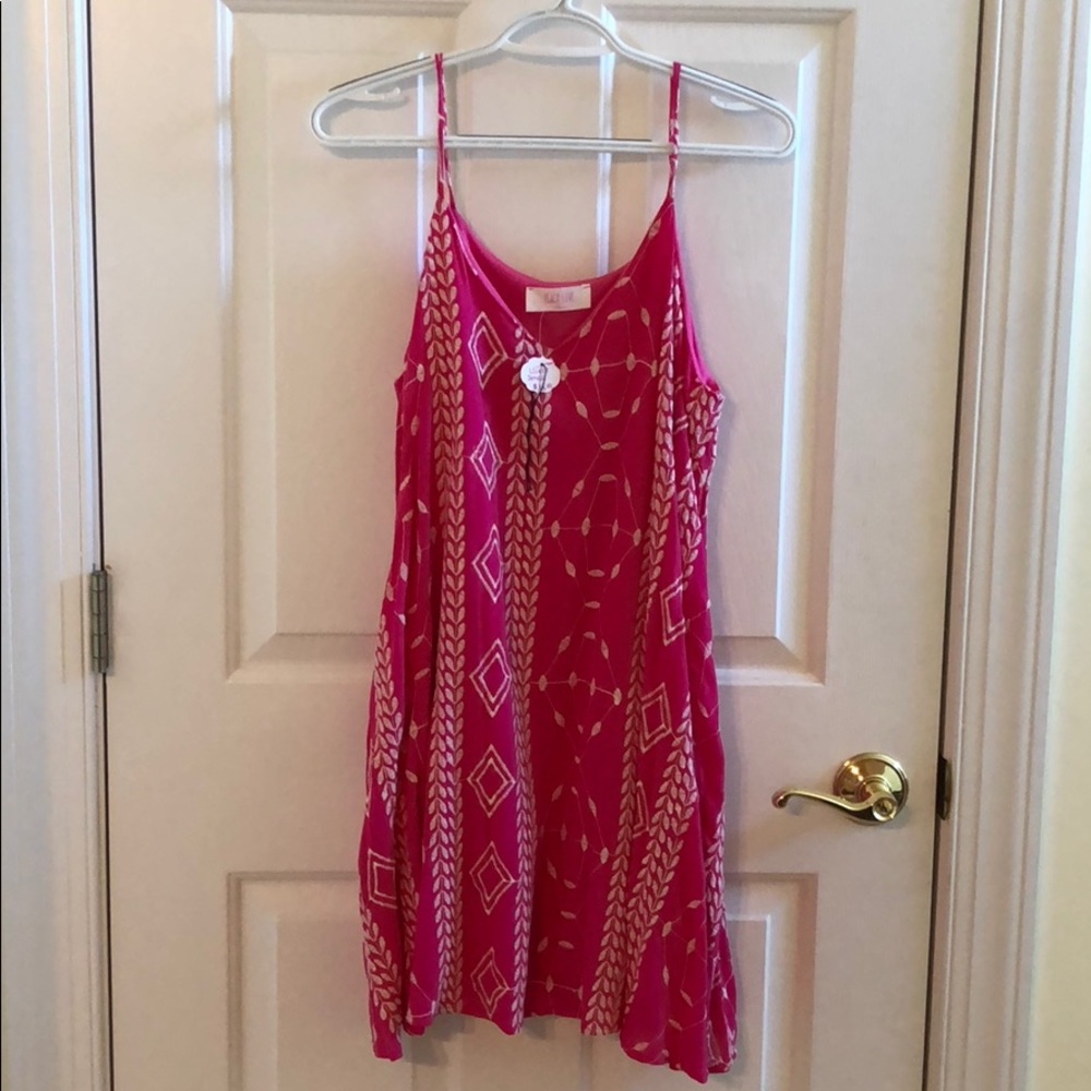 Pink sun dress
